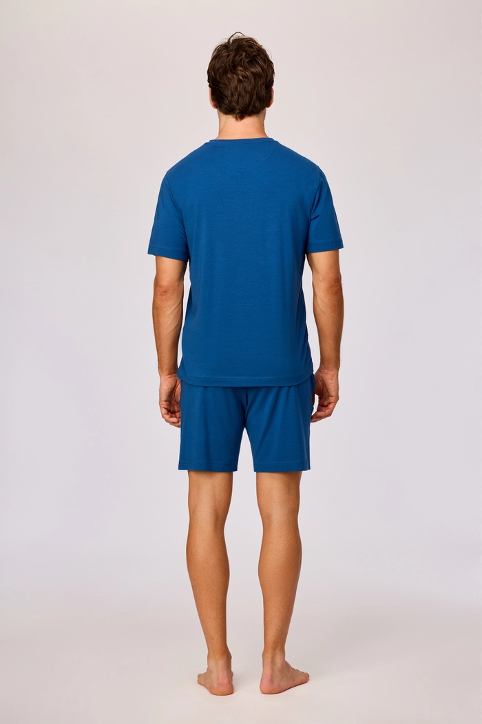 Woody shortama donkerblauw 261-10-RPV-Z/887