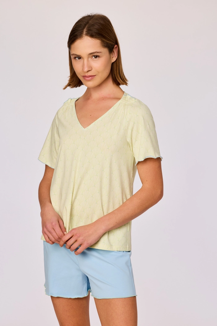 Woody shortama schelpjes fris groen 261-10-XPA-Z/979