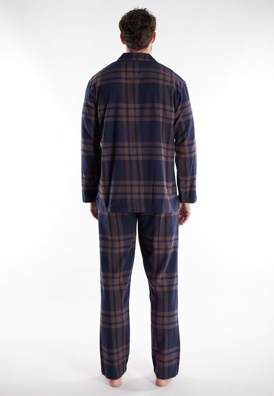 Tom Tailor pyjama braun/dunkel/karo 71472/534