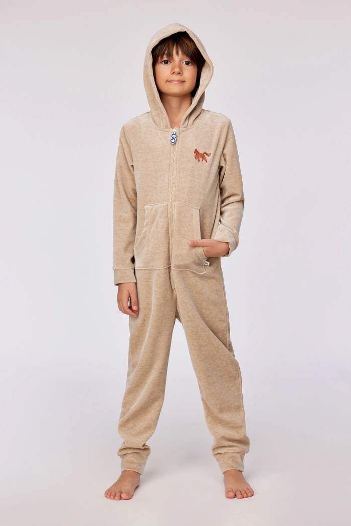 Woody onesie pony beige 252-10-ONE-V/227