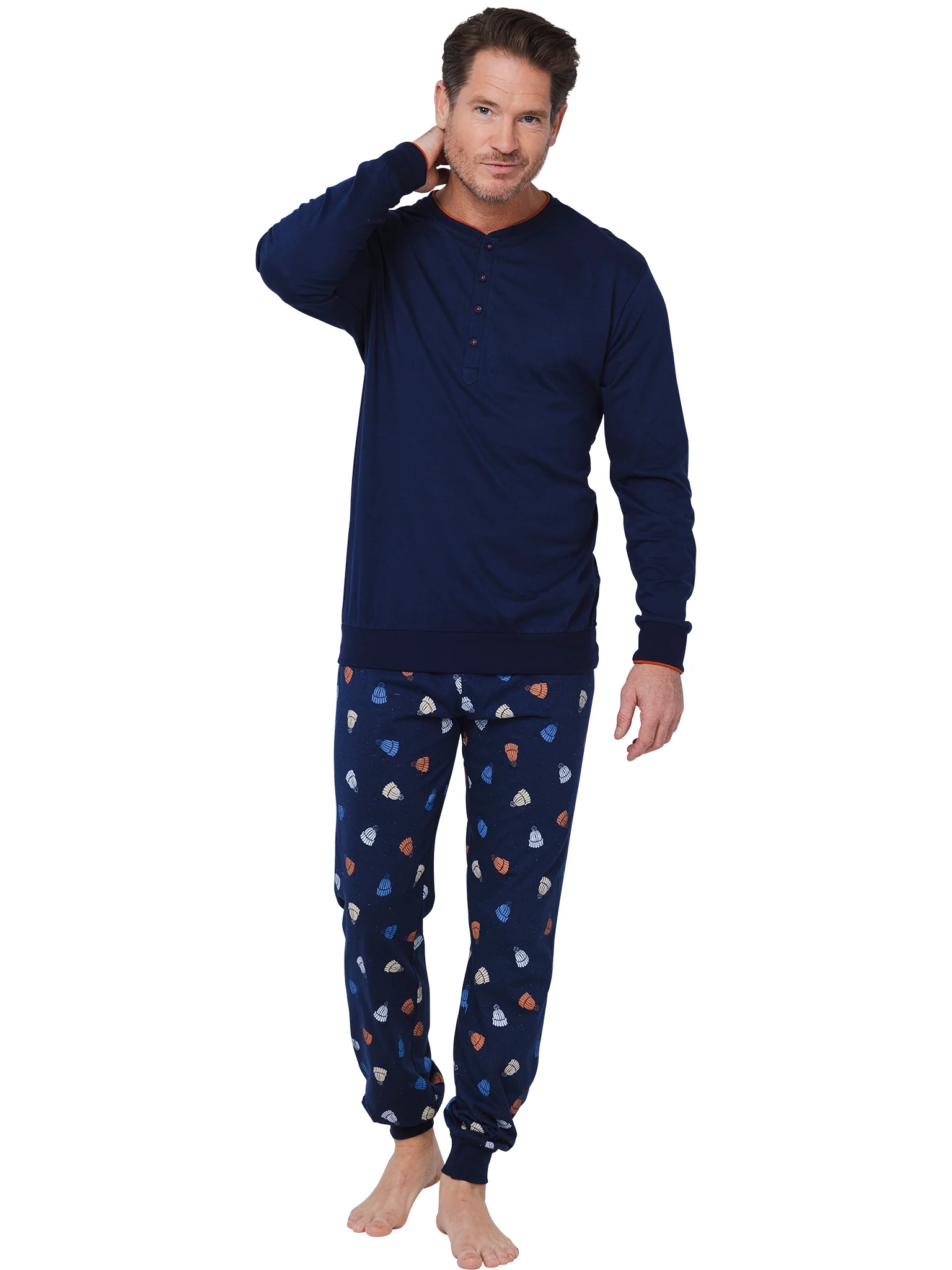 Pyjama donkerblauw 122252-516-1/520