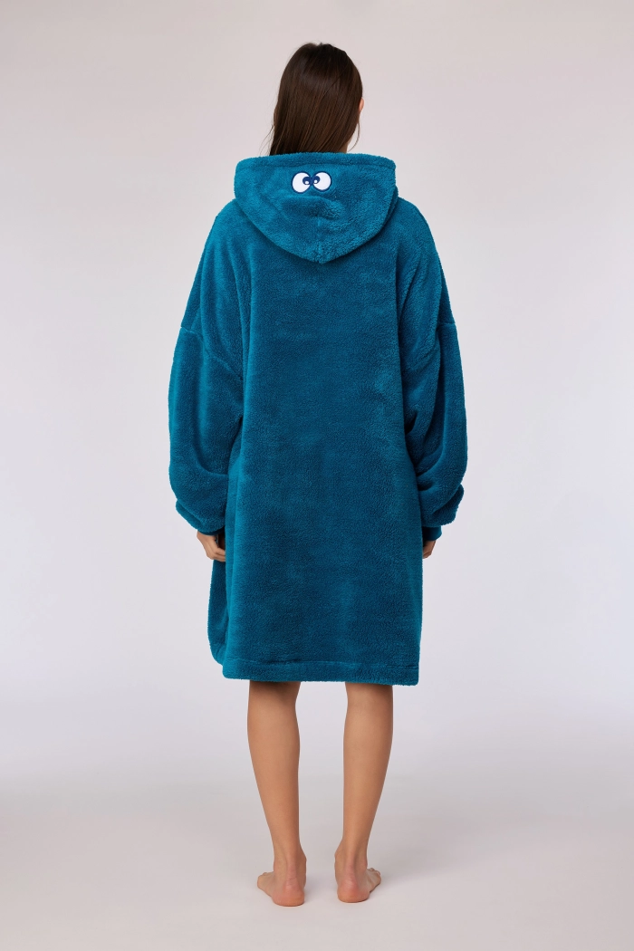 Woody sweater groenblauw 251-10-PXL-M/795