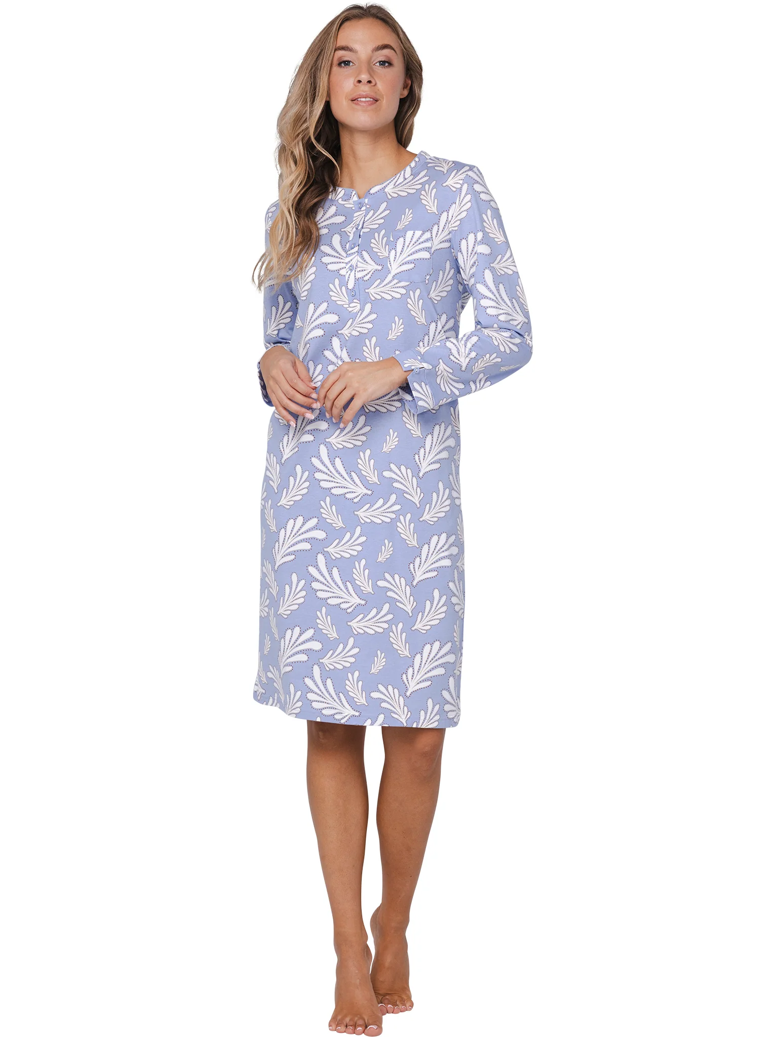 Slaapkleed blauw 105 cm 111252-136-1/510