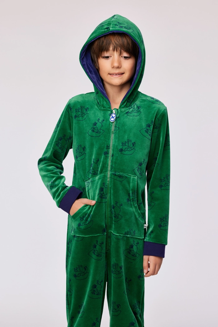 Woody onesie duif groen 252-10-ONE-V/917