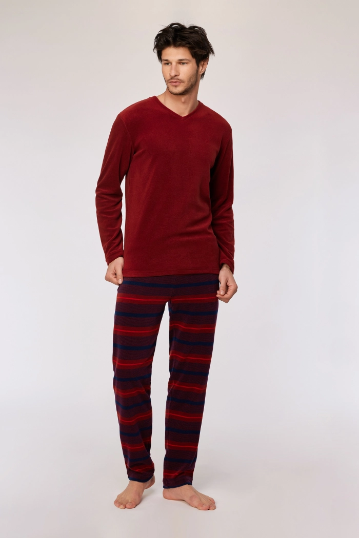 Woody pyjama donkerrood 252-10-MVL-D/495