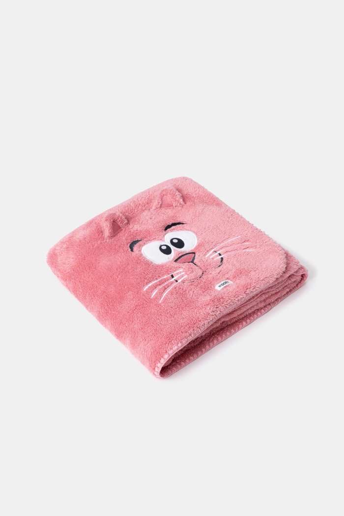 Woody plaid kat 150 cm X 200 cm roze 252-10-PLA-M/404