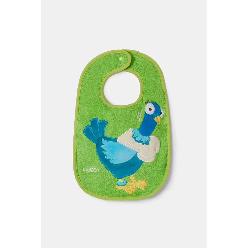 Woody slabbetje duif 22 cm X 29 cm 252-10-BIB-B/020