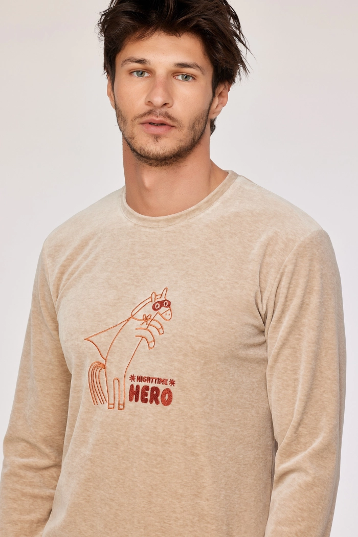 Woody pyjama pony beige 252-10-PLC-V/227