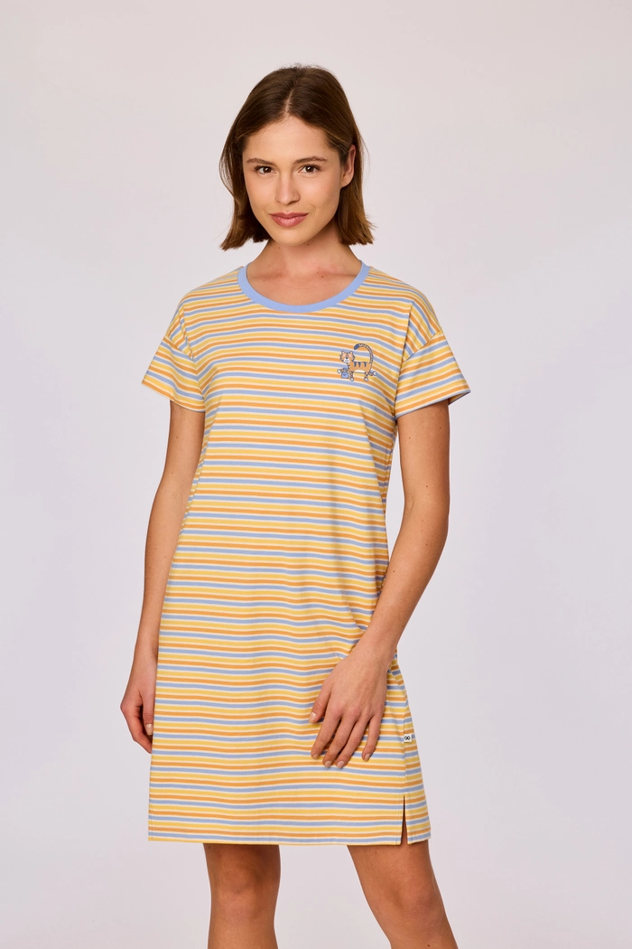 Woody slaapkleed tijger gestreept multicolor 261-10-DZA-S/905