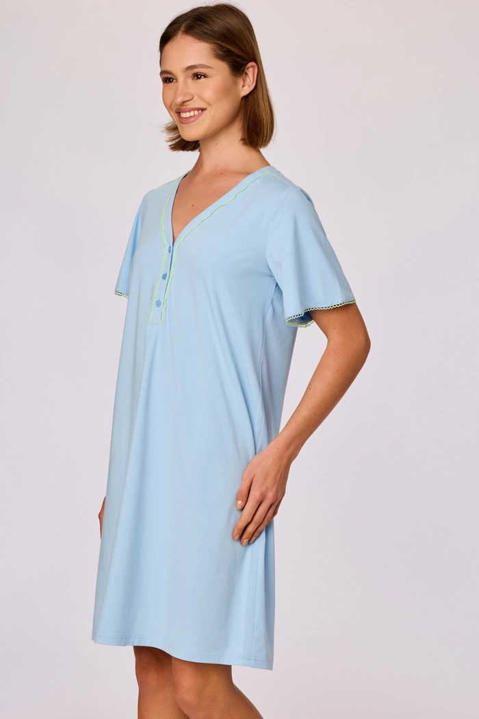 Woody slaapkleed lichtblauw 261-10-XDB-Z/821