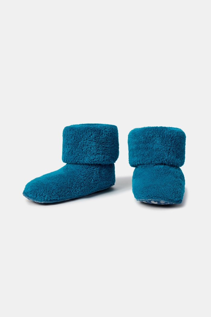 Woody pantoffels groenblauw 252-10-BOO-M/795