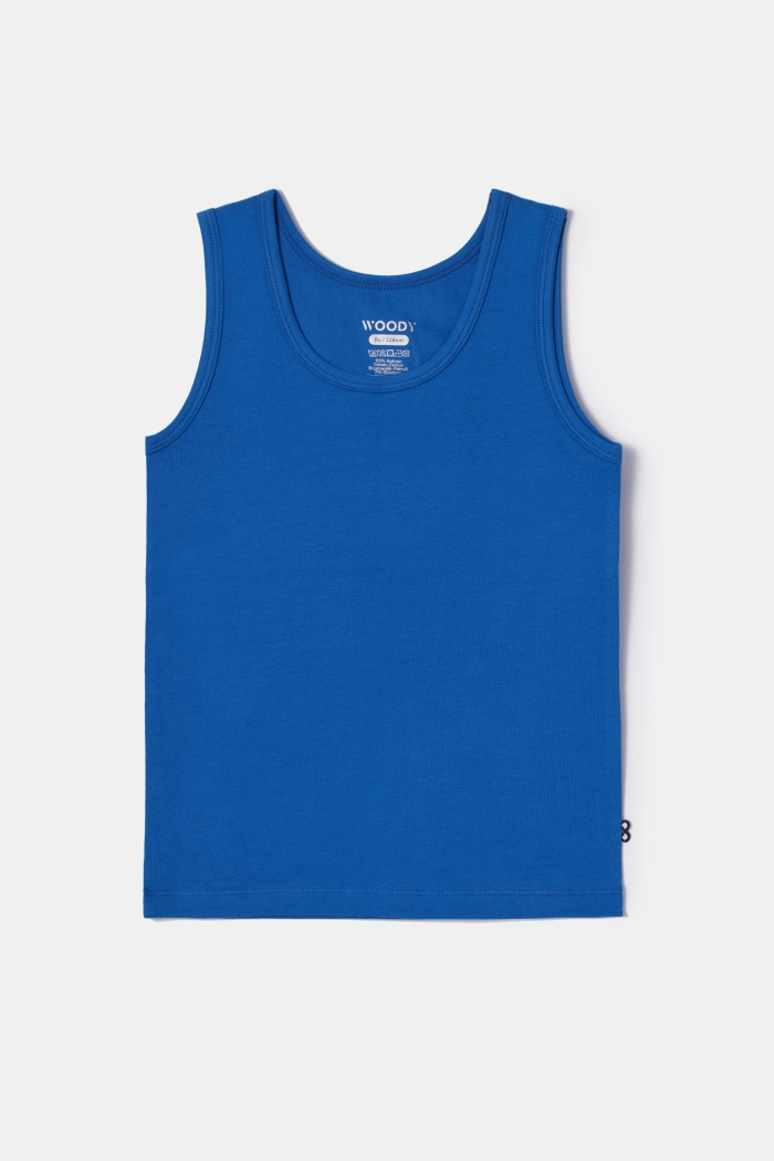 Woody singlet donkerblauw 252-10-VES-Z/879