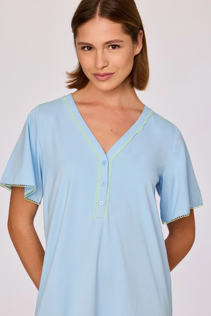 Woody slaapkleed lichtblauw 261-10-XDB-Z/821