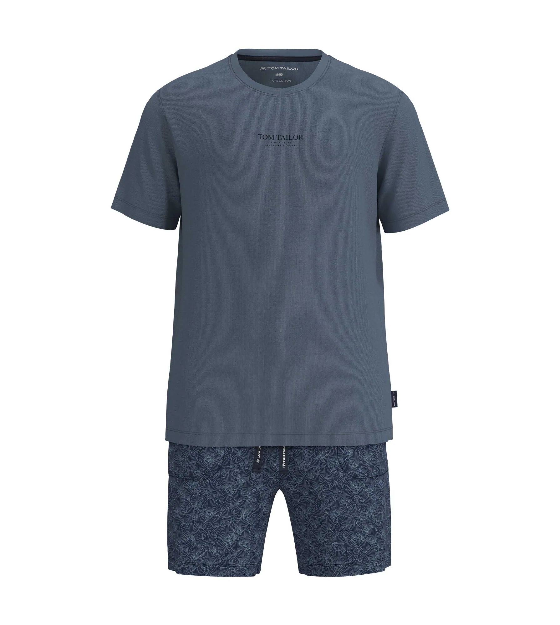 Tom Tailor shortama blau/mittel/allover 71483-625
