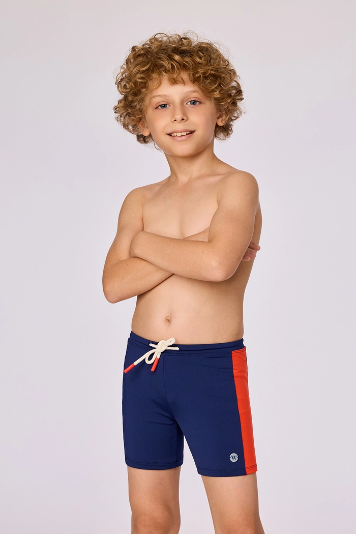 Woody zwemshort donkerblauw 261-10-ZWR-A/873