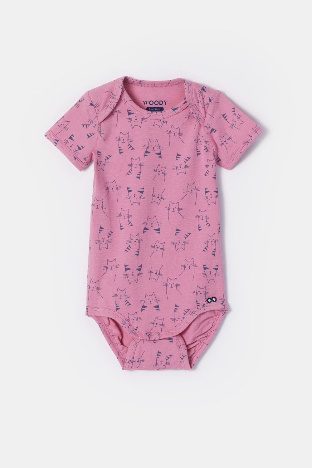 Woody body KM kattenprint roze 252-10-RES-Z/923