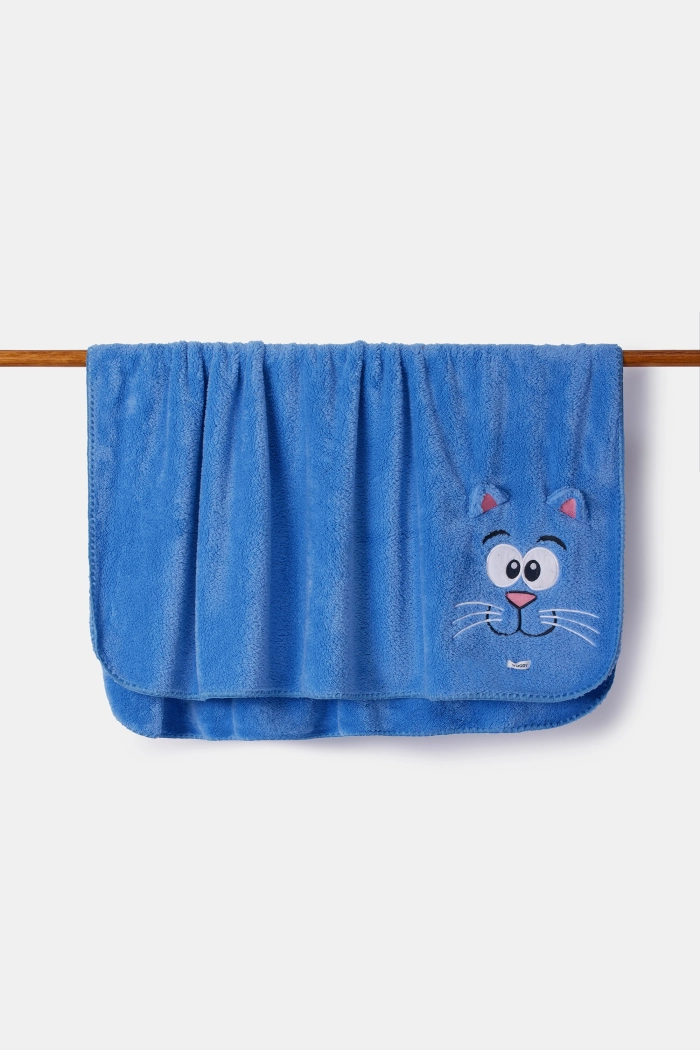 Woody plaid kat 150 cm X 200 cm blauw 252-10-PLA-M/863