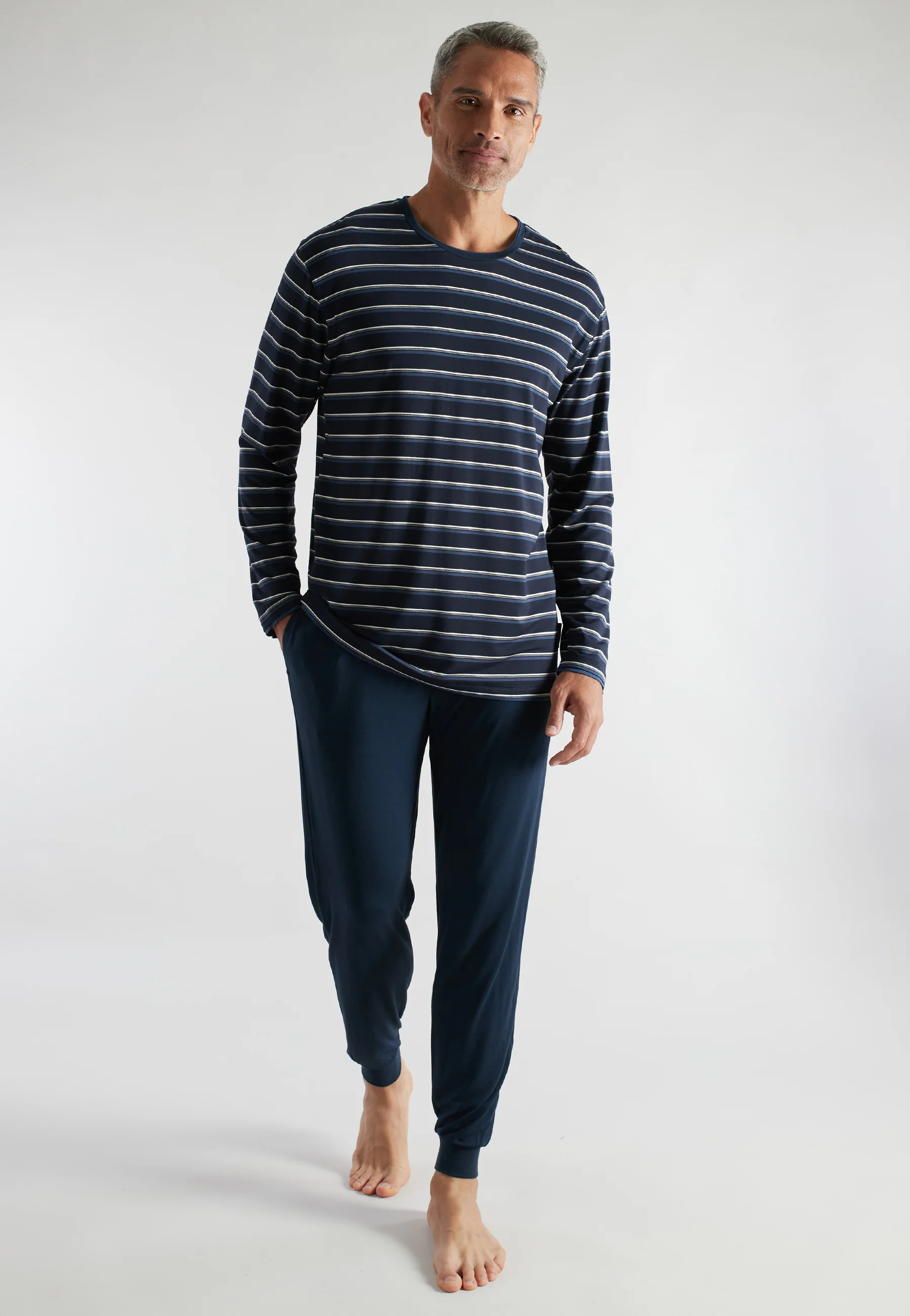 Ceceba pyjama blau/dunkel/ringel 31323-632