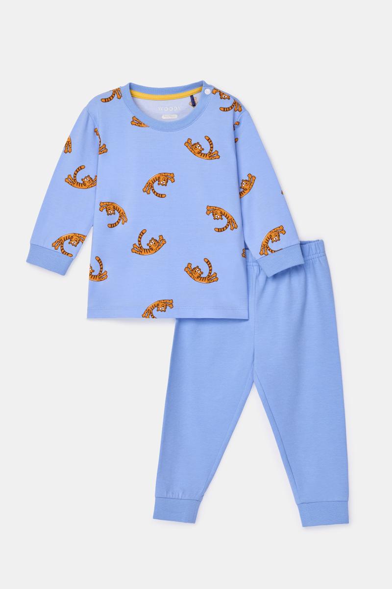 Woody pyjama tijger blauw 261-10-PLC-Z/906