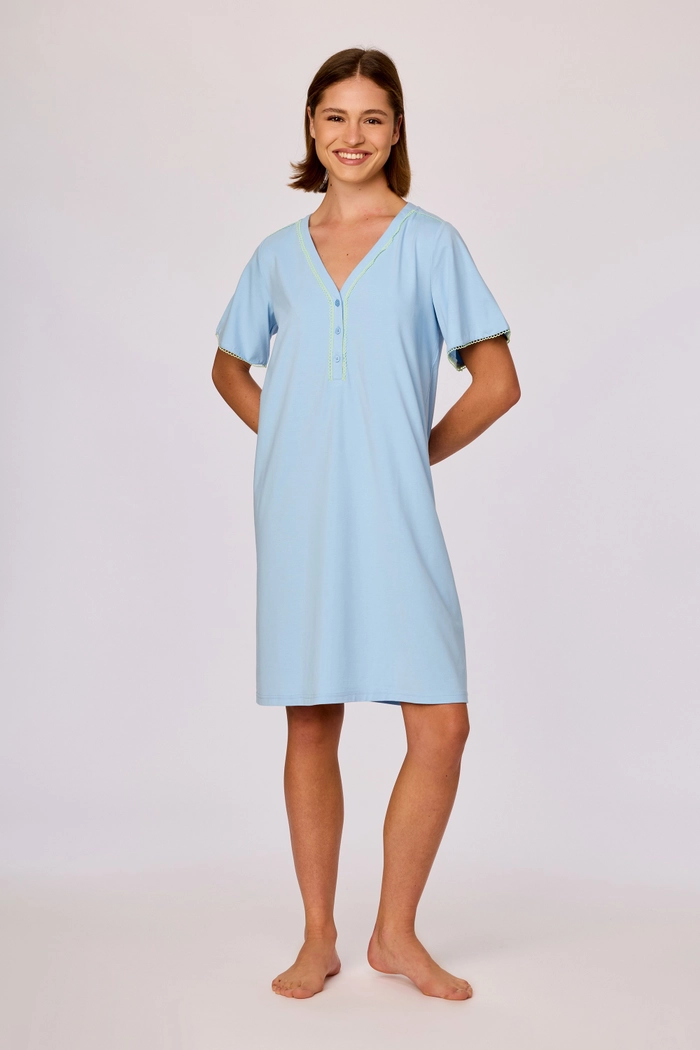 Woody slaapkleed lichtblauw 261-10-XDB-Z/821