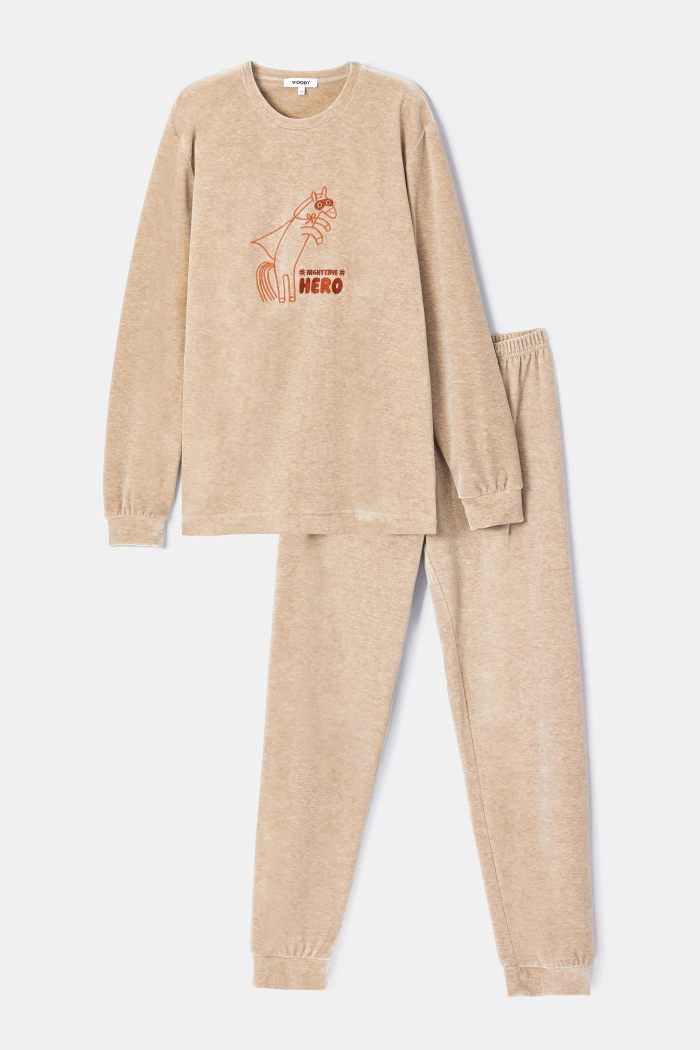 Woody pyjama pony beige 252-10-PLC-V/227