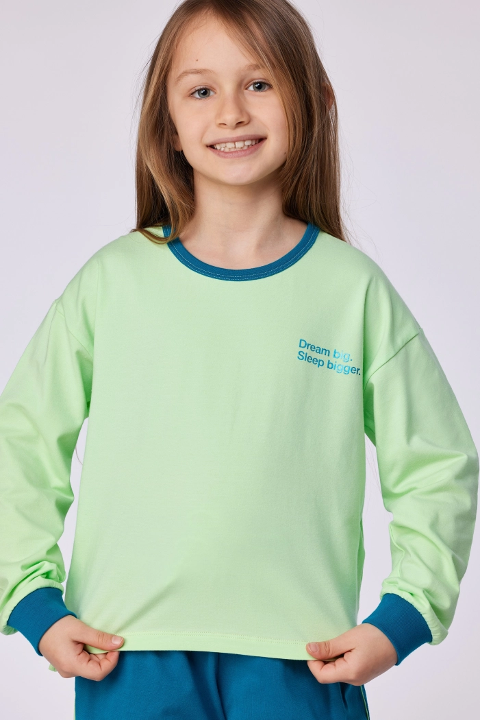 Woody pyjama groen 252-10-YPA-Z/760
