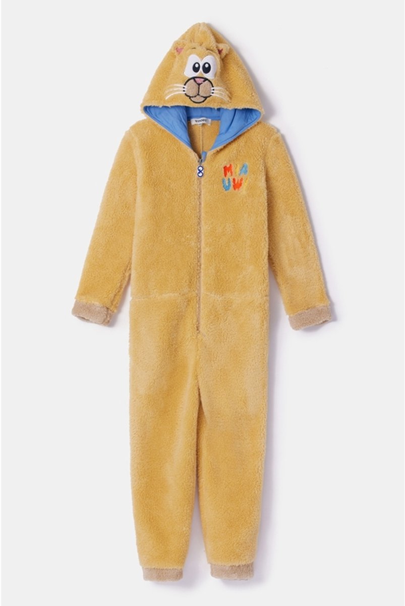 Woody onesie kat geel 252-10-ONJ-M/010