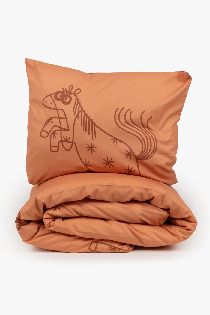 Woody dekbedovertrek 140 cm X 220 cm pony 252-10-DBO-W/030
