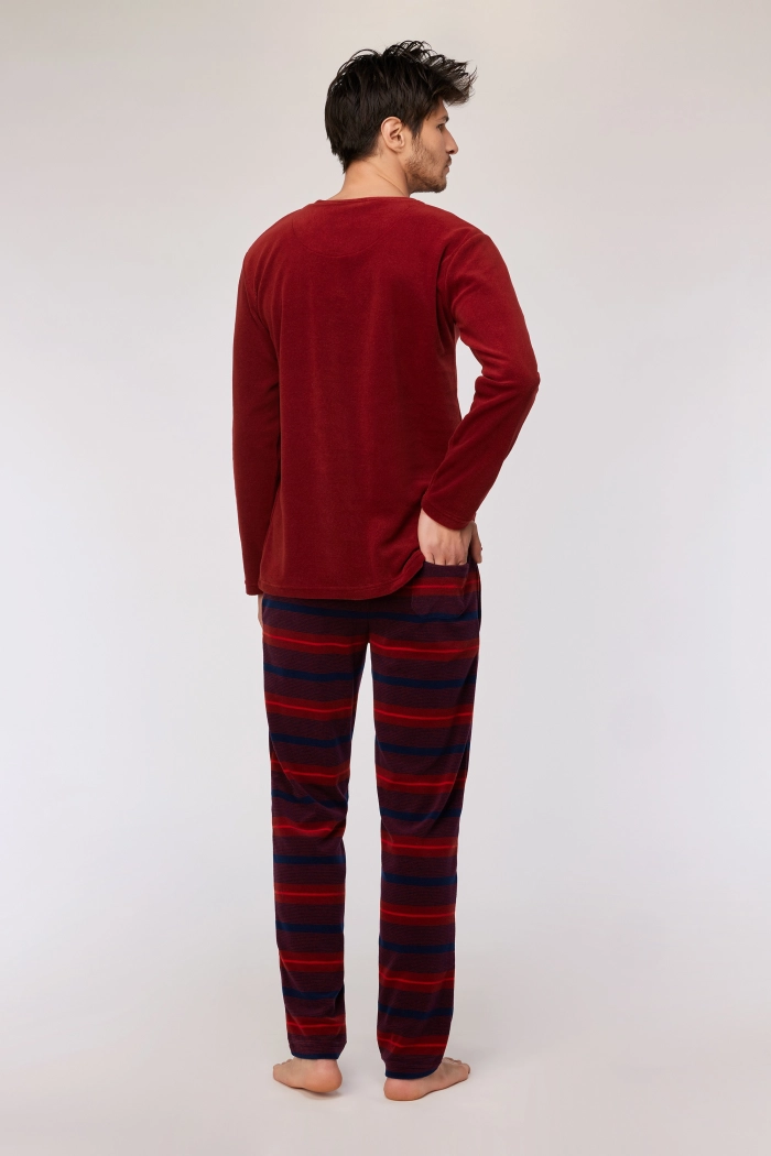 Woody pyjama donkerrood 252-10-MVL-D/495