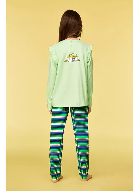 Woody pyjama duif groen 252-10-PLG-S/760