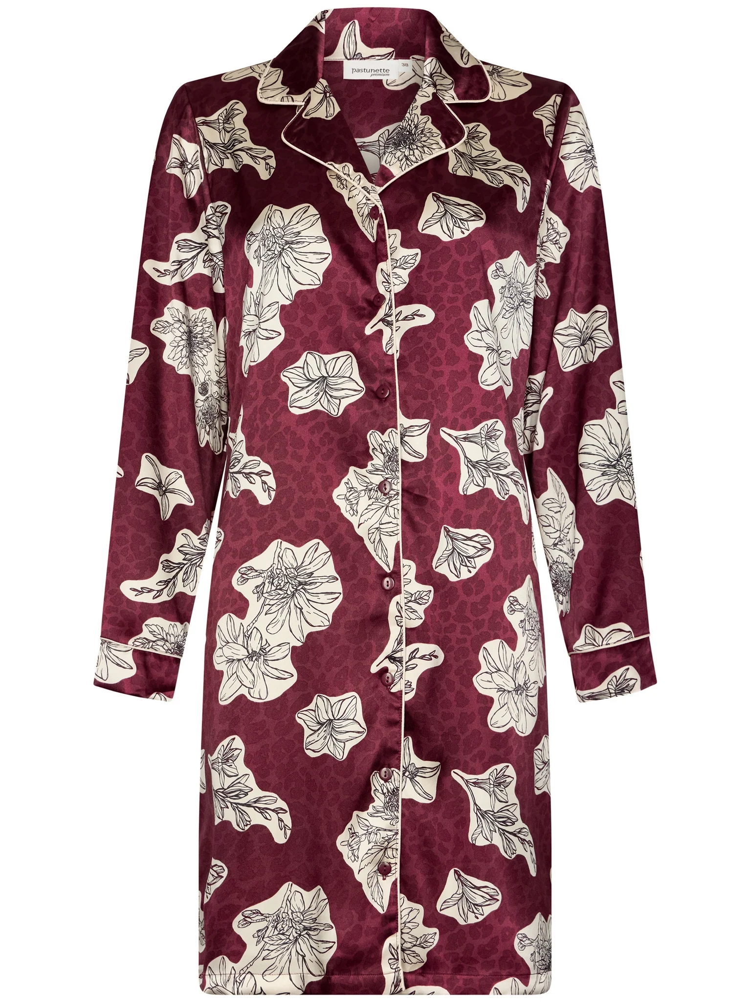 Slaapkleed donkerrood 95 cm 111252-210-2/270