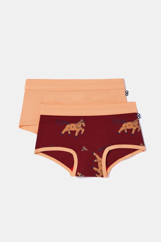 Woody duopack shorts zachtoranje/ponyprint 252-10-SHD-Z/036