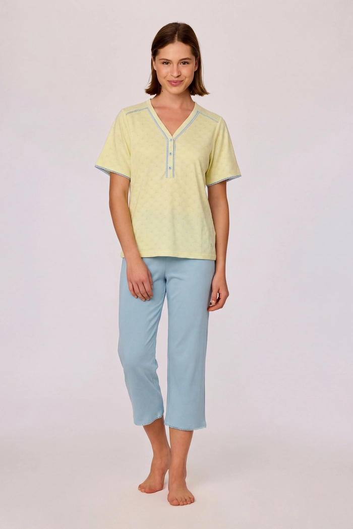 Woody pyjama schelpjes fris groen 261-10-XPB-Z/979