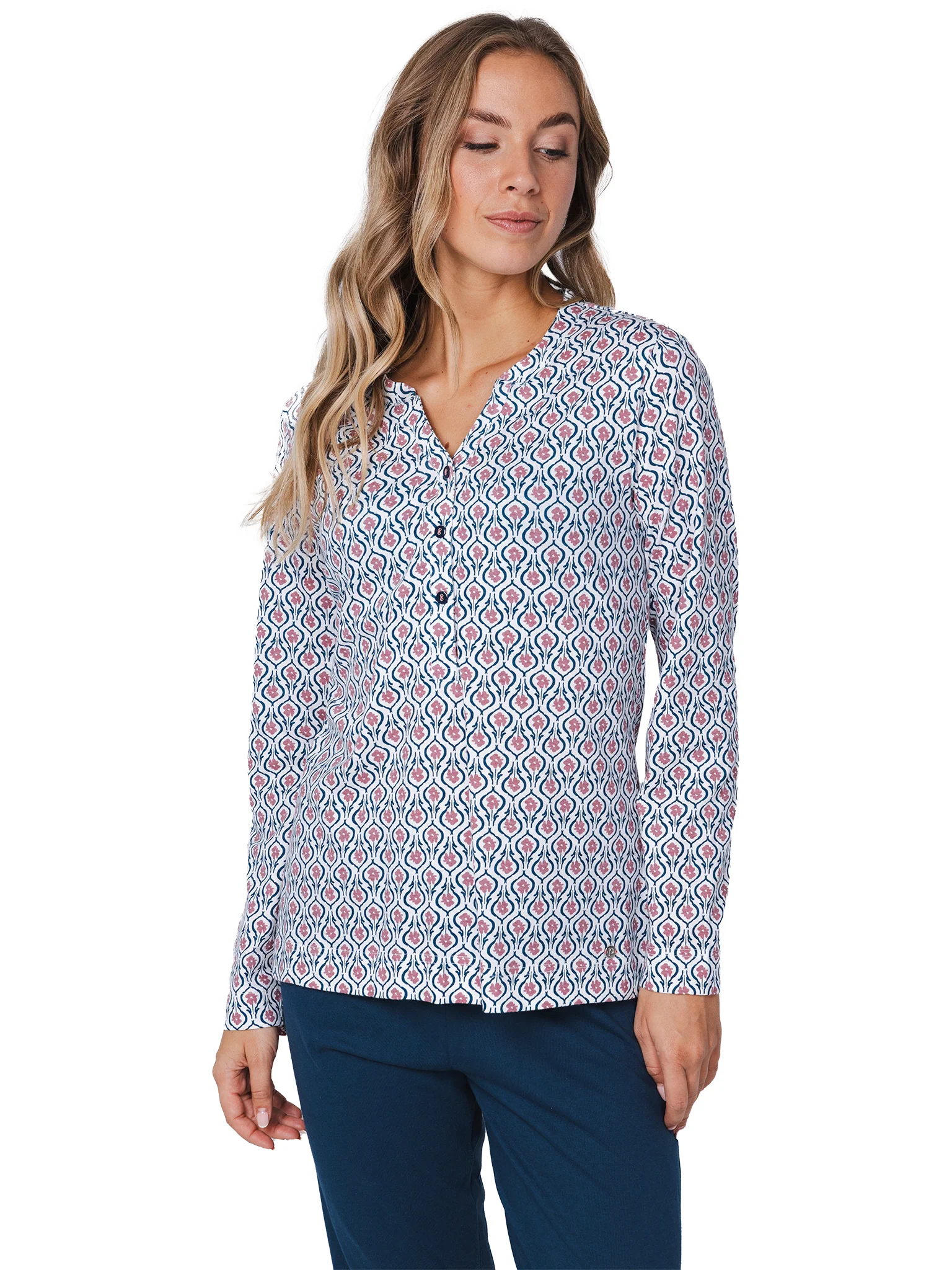 Pyjama donkerblauw 121252-160-1/520