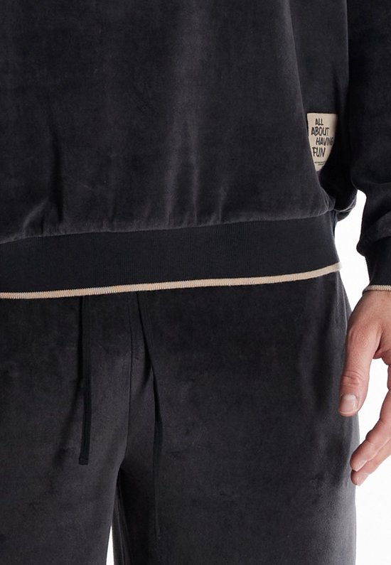 Tom Tailor pyjama schwarz/mittel/uni 71479/920