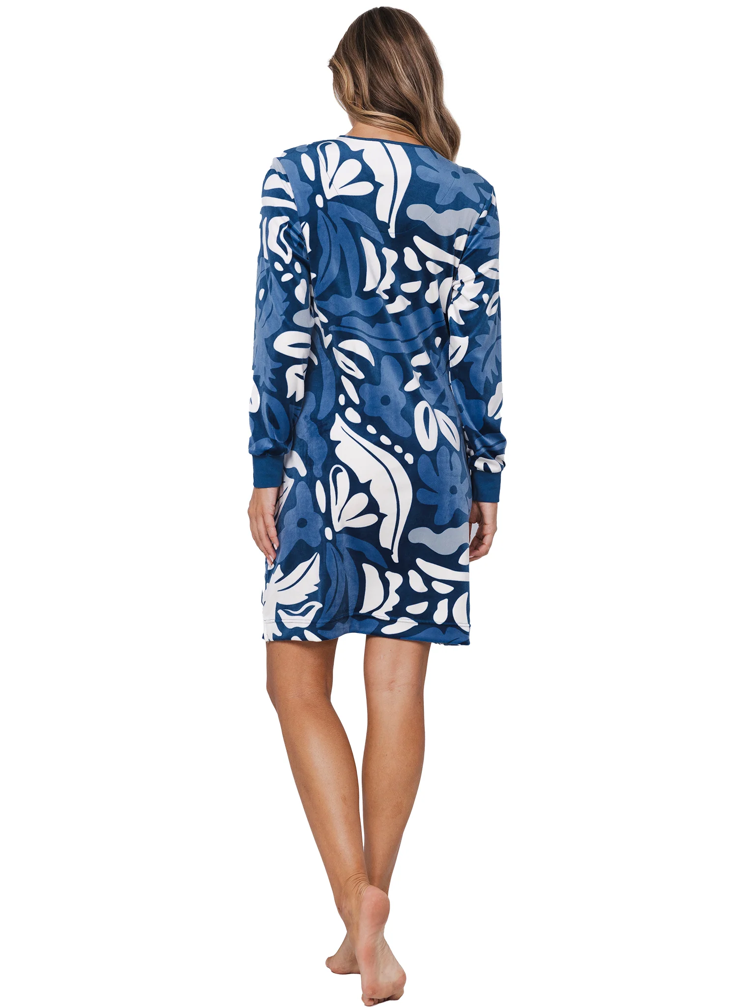 Slaapkleed donkerblauw 95 cm 111252-158-1/520