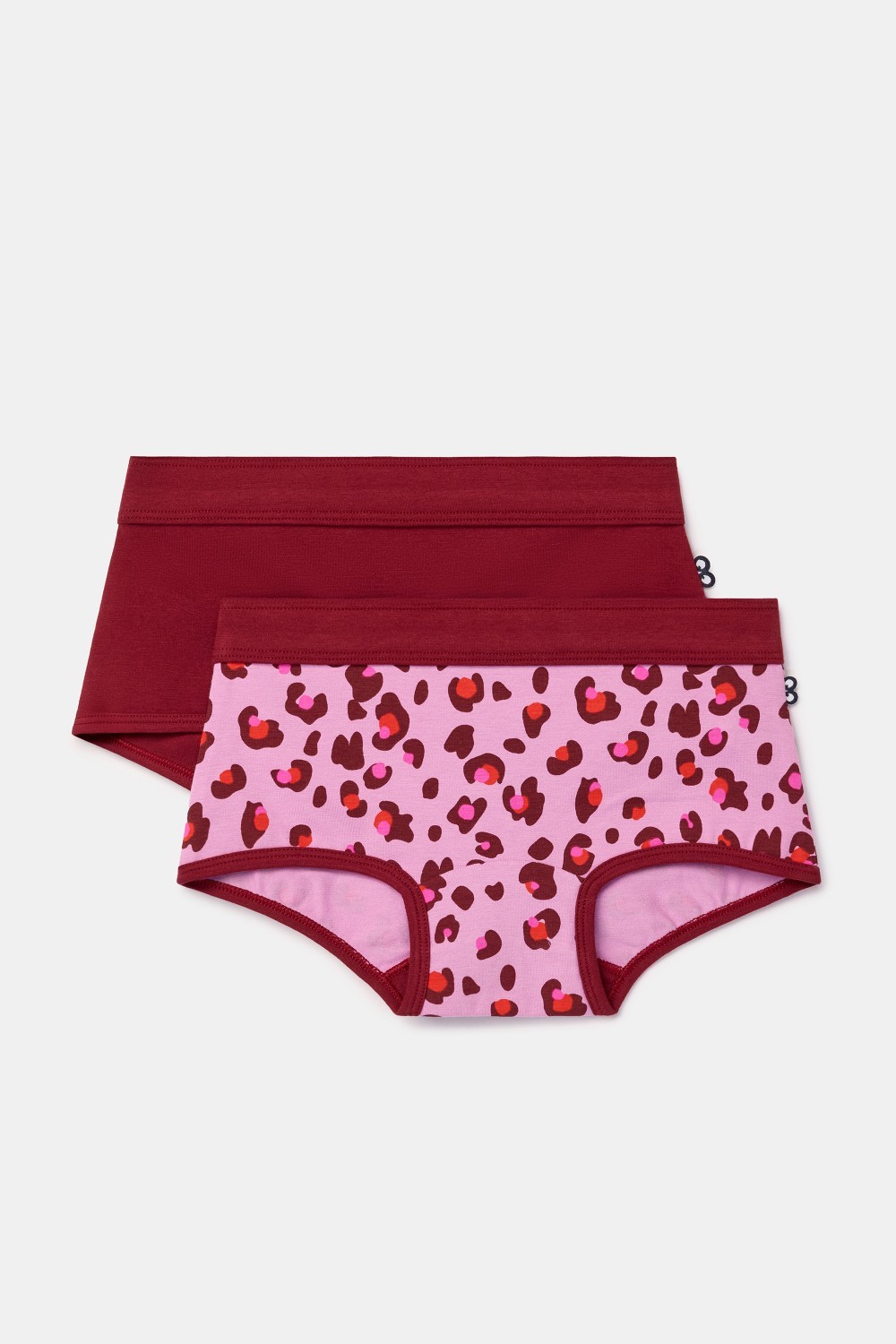 Woody short duopack luipaard/bordeaux 262-10-SHD-Z/013