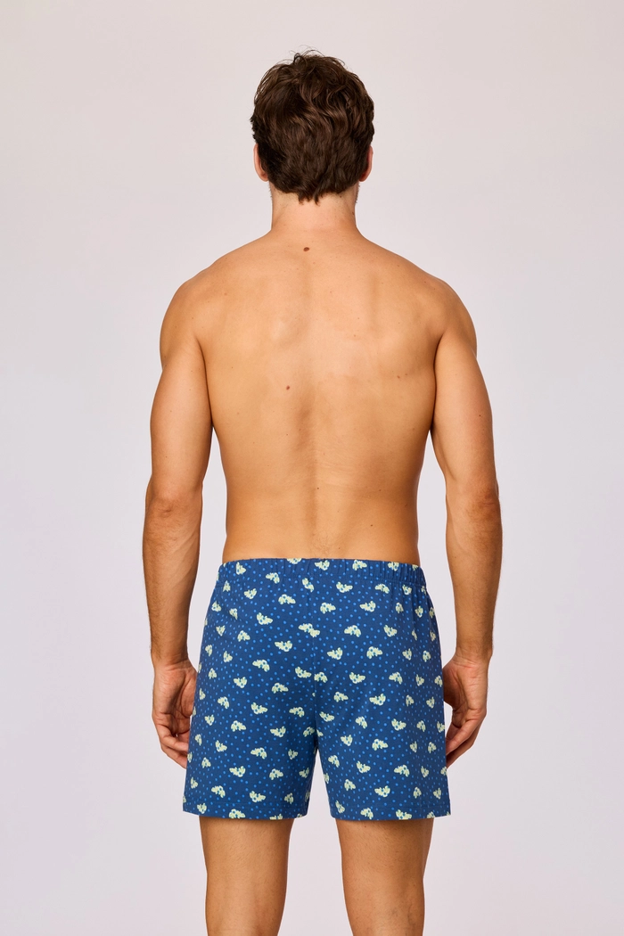 Woody boxershort kameleon donkerblauw 261-10-QLB-Z/911