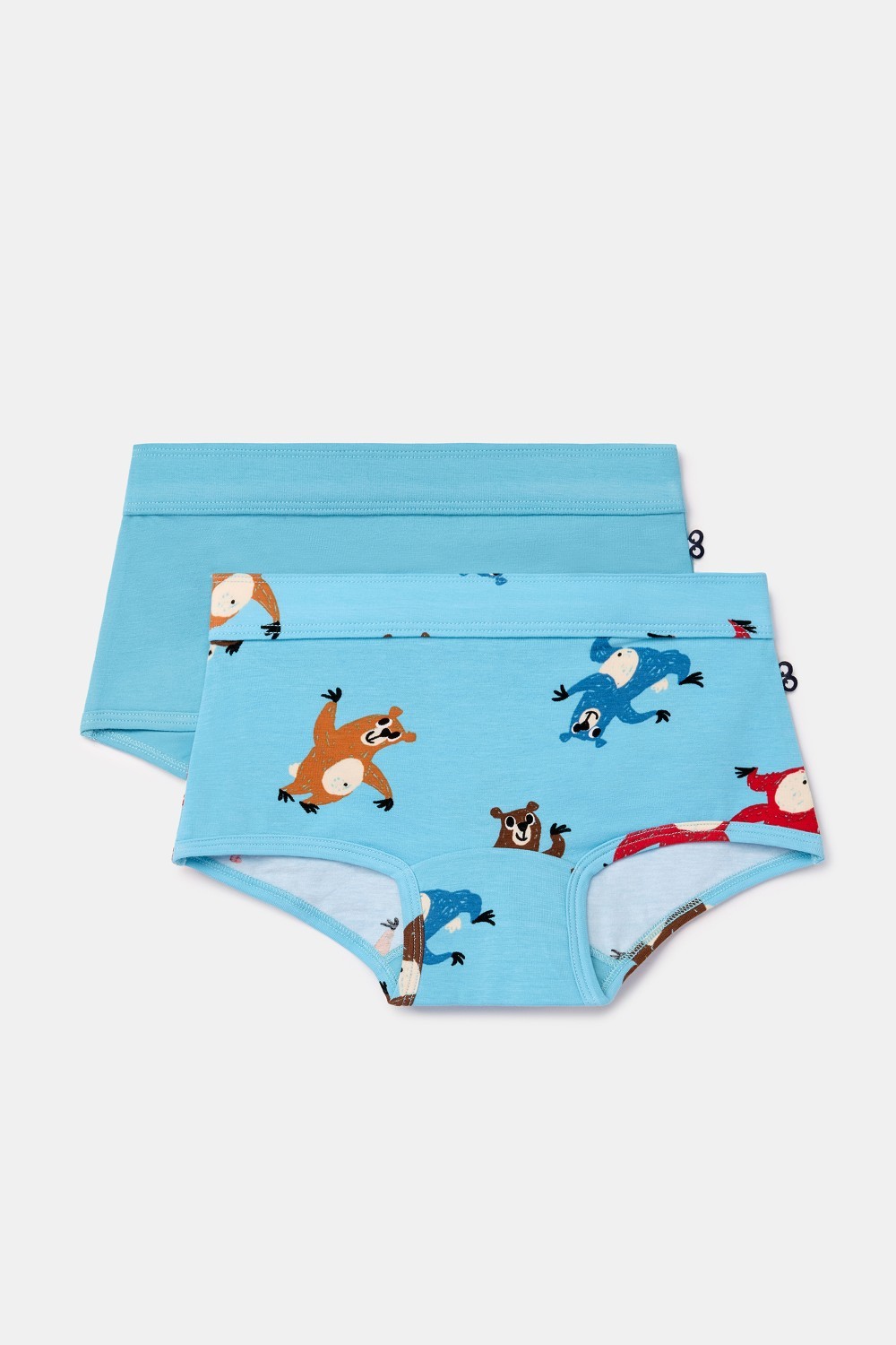 Woody short duopack beren/blauw 262-10-SHD-Z/015