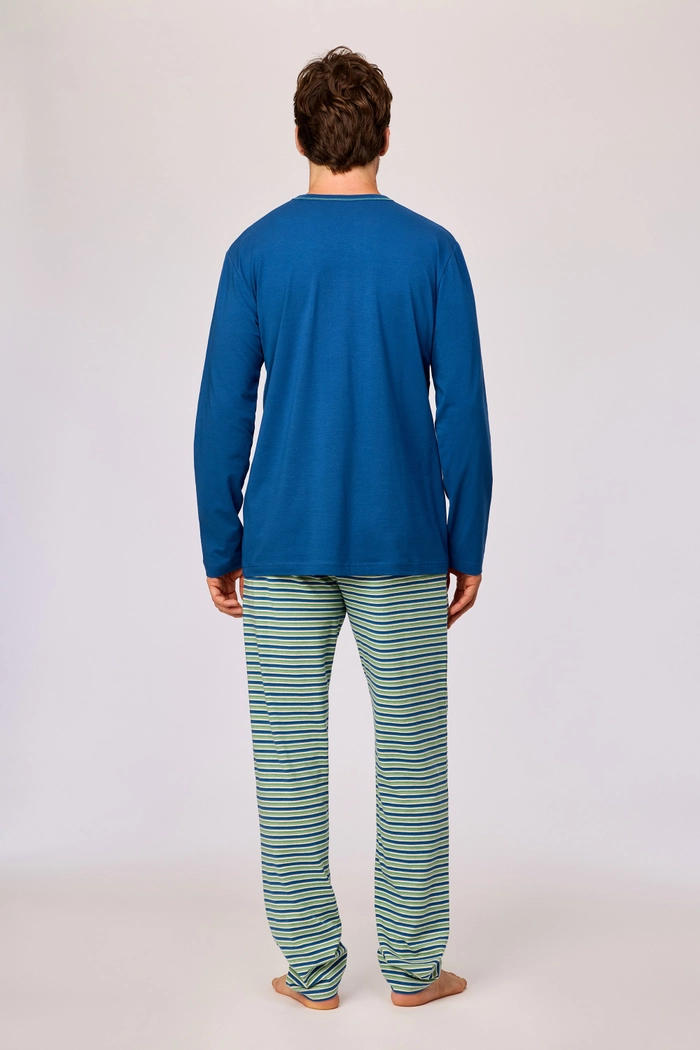 Woody pyjama donkerblauw 261-10-QRL-Z/887