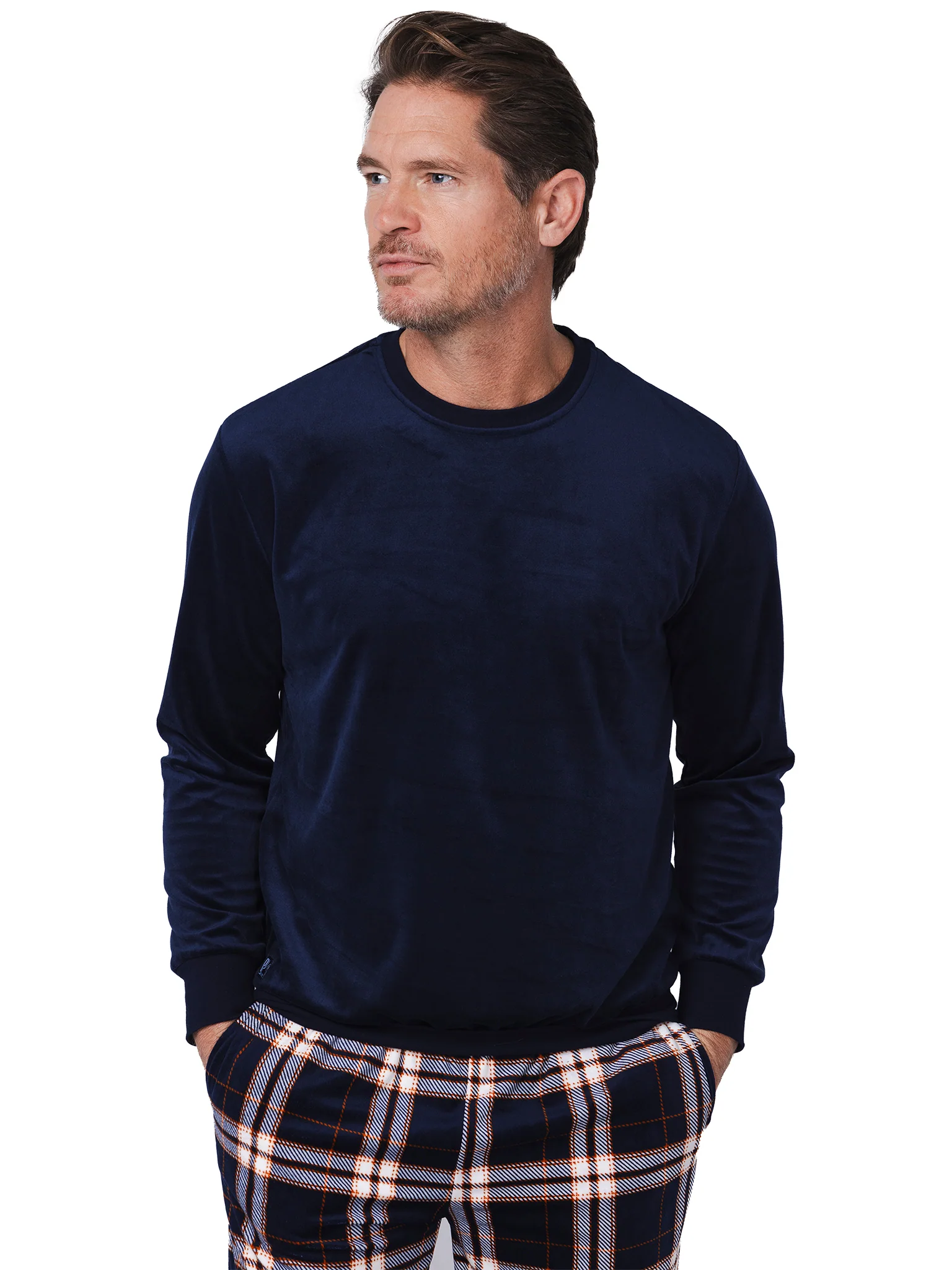 Pyjama donkerblauw 182252-522-1/520
