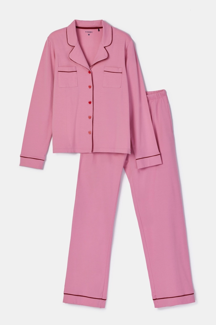 Woody pyjama roze 252-10-YPD-Z/404