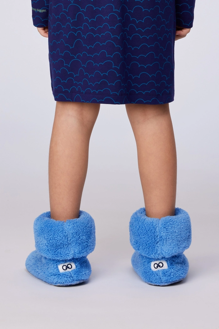 Woody pantoffels blauw 252-10-BOO-M/863
