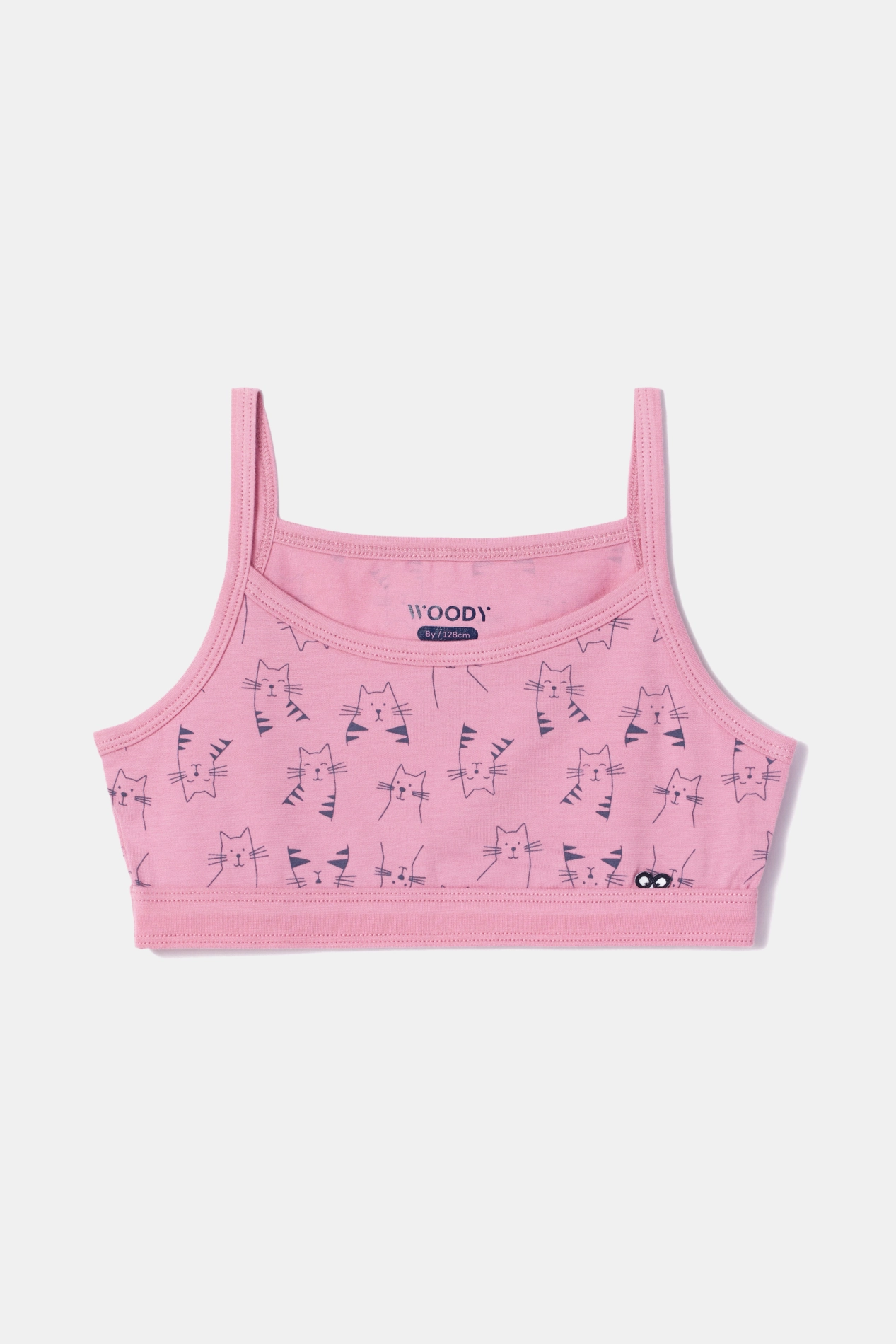 Woody topje kattenprint roze 252-10-SPT-Z/923