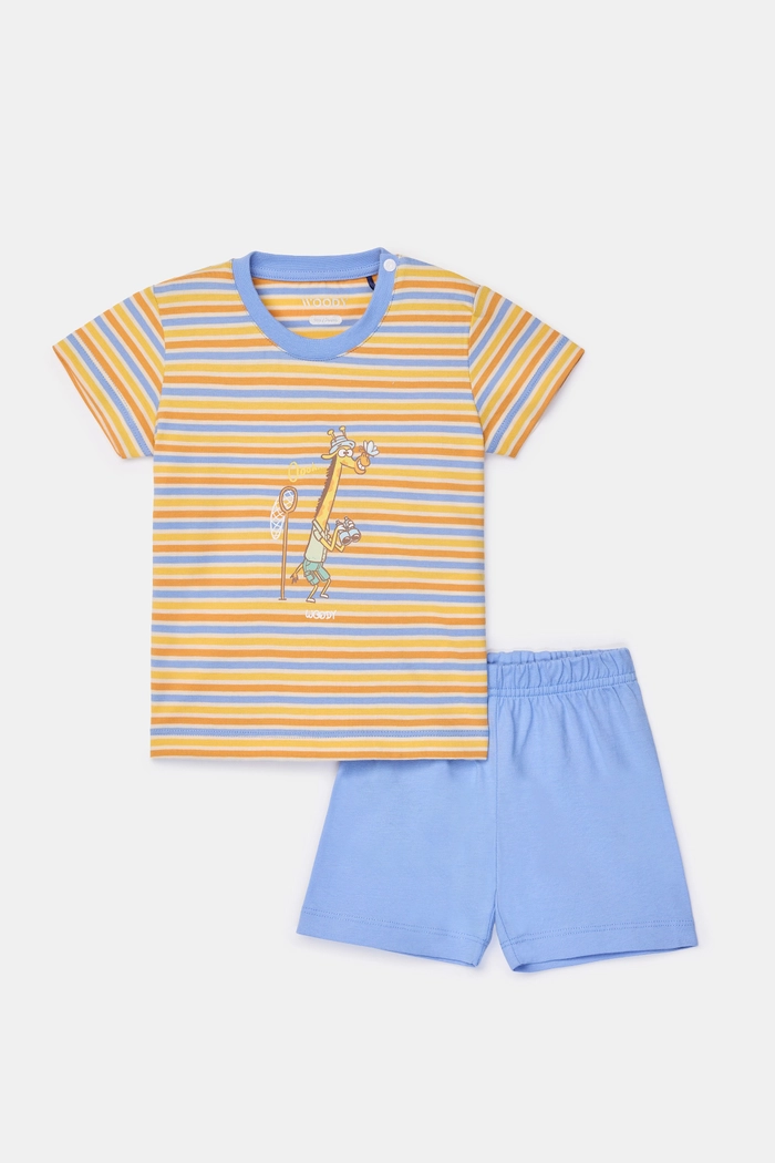 Woody shortama giraf gestreept geel 261-10-PSS-S/905