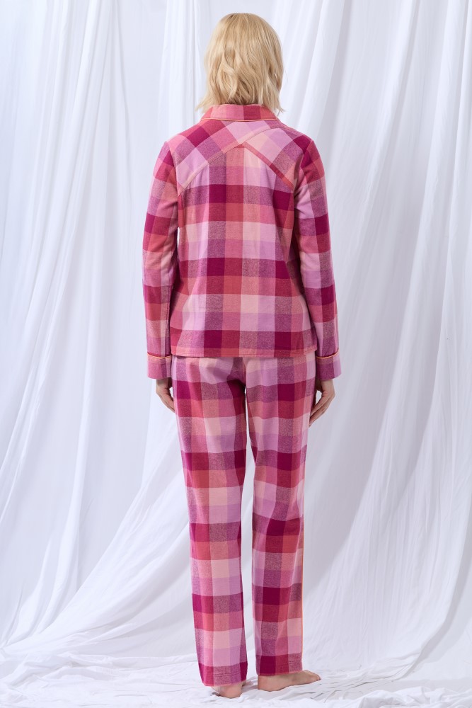 Lords & Lilies pyjama geruit framboos 252-50-XPW-W/983