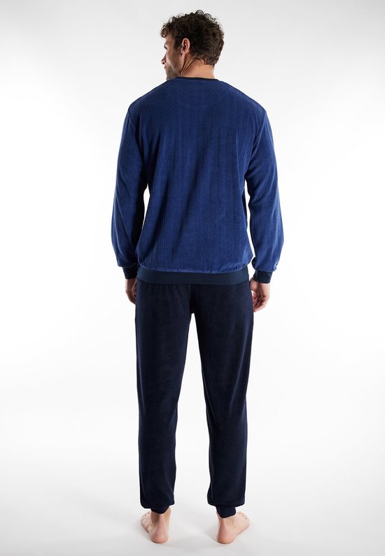 Götzburg pyjama  blau/mittel/uni 452343/620