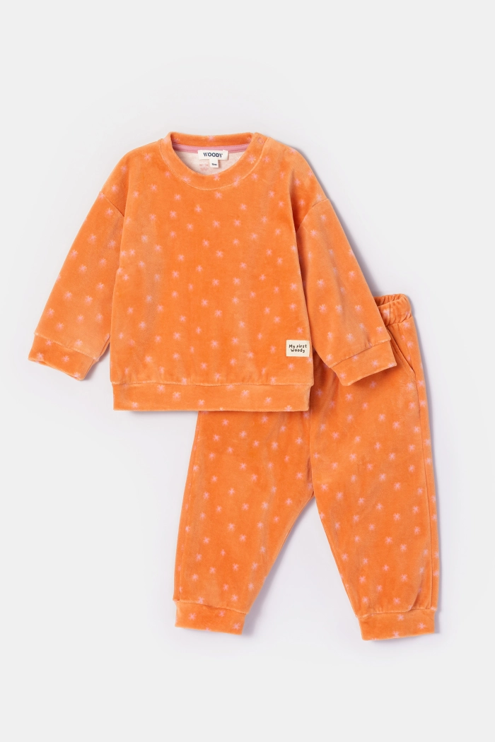 Woody pyjama sterretjes oranje 252-10-BPC-V/958