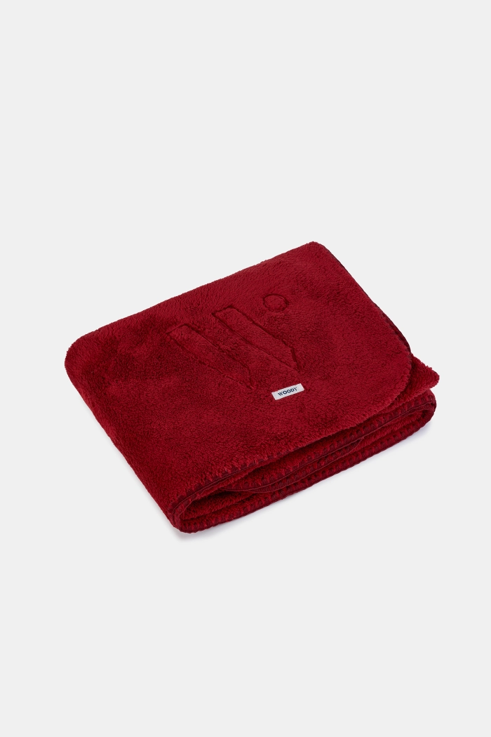 Woody plaid 150 cm X 200 donkerrood 252-10-PLI-M/495