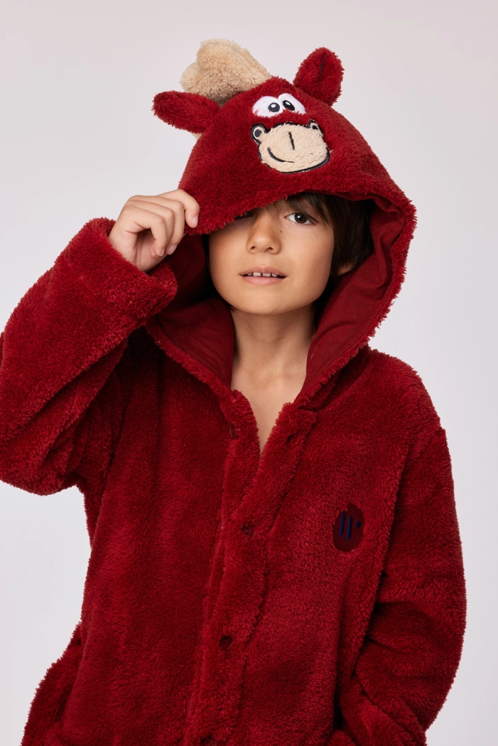 Woody kamerjas pony donkerrood 252-10-ROM-M/495